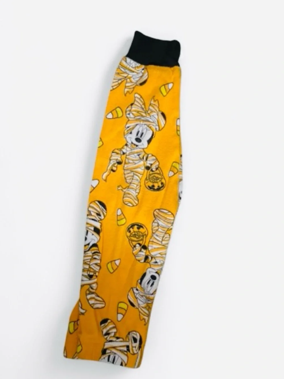 Disney Orange and Black Halloween Mummy Mickey Pajama Set